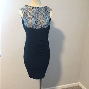 Black dress with laced up upper part